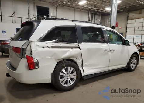 2016 Honda Odyssey Exl z USA, uszkodzony, nr VIN 5FNRL5H67GB090747